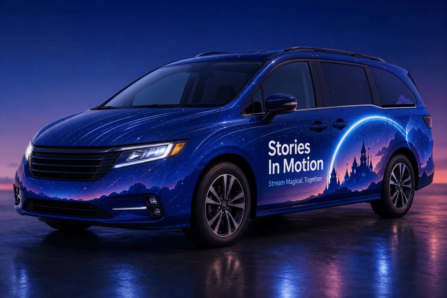 Spring Campaign vehicle wrap